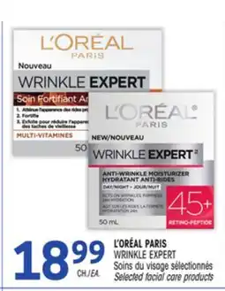 Uniprix L'ORÉAL PARIS WRINKLE EXPERT Soins du visage sélectionnés / Selected facial care products offer