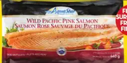 Giant Tiger Aqua Star frozen shrimp or wild pacific pink salmon offer