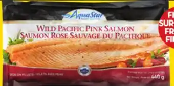 Giant Tiger Aqua Star frozen shrimp or wild pacific pink salmon offer