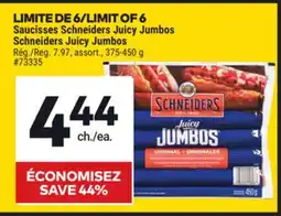 Giant Tiger Schneiders Juicy Jumbos offer