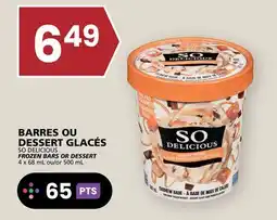 Rachelle-Bery Grocery SO DELICIOUS FROZEN BARS OR DESSERT offer