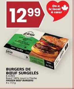 Rachelle-Bery Grocery 8 ACRES FROZEN BEEF BURGERS offer