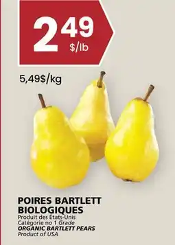 Rachelle-Bery Grocery ORGANIC BARTLETT PEARS offer