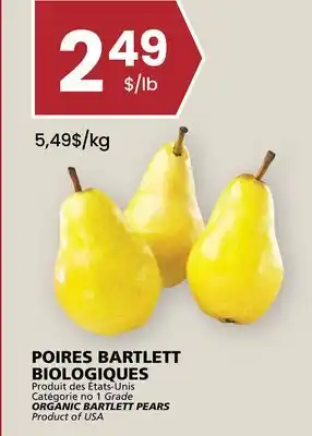 Rachelle-Bery Grocery ORGANIC BARTLETT PEARS offer