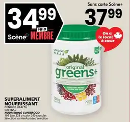 Rachelle-Bery Grocery GENUINE HEALTH GREENS + NOURISHING SUPERFOOD offer