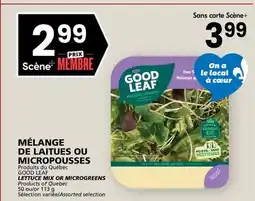 Rachelle-Bery Grocery GOOD LEAF LETTUCE MIX OR MICROGREENS offer