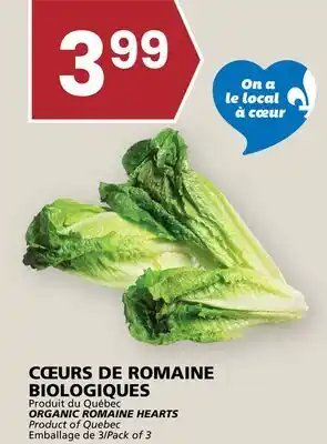 Rachelle-Bery Grocery ORGANIC ROMAINE HEARTS offer