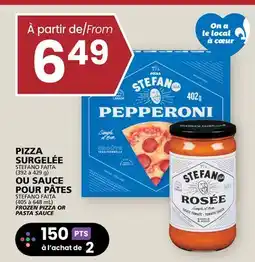 Rachelle-Bery Grocery STEFANO FAITA FROZEN PIZZA OR PASTA SAUCE offer