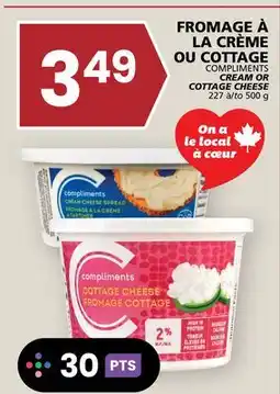 Rachelle-Bery Grocery COMPLIMENTS CREAM OR COTTAGE CHEESE offer