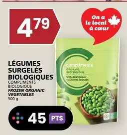 Rachelle-Bery Grocery COMPLIMENTS BIOLOGIQUE FROZEN ORGANIC VEGETABLES offer