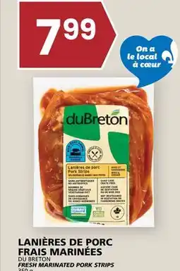 Rachelle-Bery Grocery DU BRETON FRESH MARINATED PORK STRIPS offer