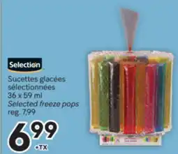 Brunet SELECTION Sucettes glacées sélectionnées offer
