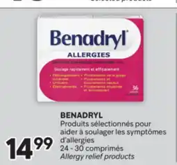 Brunet BENADRYL Produits sélectionnés pour aider à soulager les symptômes d'allergies offer