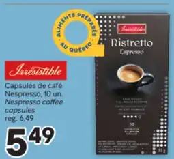 Brunet IRRESISTIBLE Capsules de café Nespresso offer