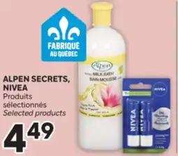 Brunet Alpen Secrets, Nivea offer