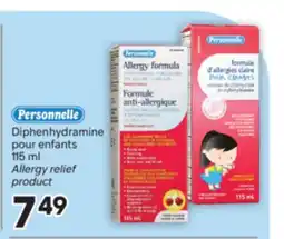 Brunet PERSONNELLE Diphenhydramine pour enfants offer
