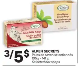 Brunet ALPEN SECRETS Pains de savon sélectionnés offer