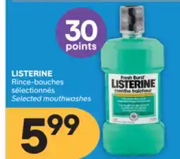 Brunet LISTERINE Rince-bouches sélectionnés offer