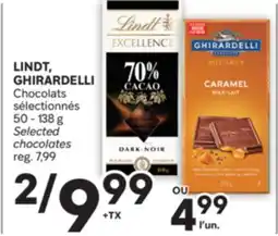 Brunet LINDT, GHIRARDELLI Chocolats sélectionnés offer