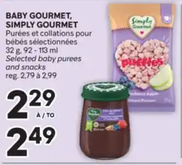Brunet BABY GOURMET, SIMPLY GOURMET Purées et collations pour bébés sélectionnées offer
