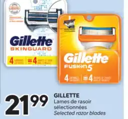 Brunet GILLETTE Lames de rasoir sélectionnées offer