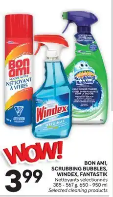 Brunet BON AMI, SCRUBBING BUBBLES, WINDEX, FANTASTIK Nettoyants sélectionnés offer