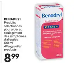 Brunet BENADRYL Produits sélectionnés pour aider au soulagement des symptômes d'allergies offer
