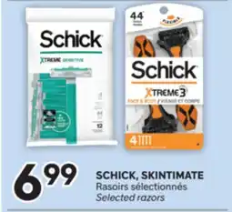 Brunet SCHICK, SKINTIMATE Rasoirs sélectionnés offer