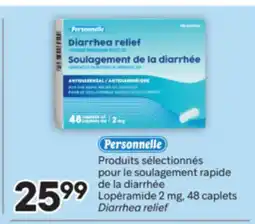 Brunet PERSONNELLE Produits sélectionnés pour le soulagement rapide de la diarrhée Lopéramide 2mg offer
