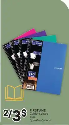 Brunet FIRSTLINE Cahier spirale offer