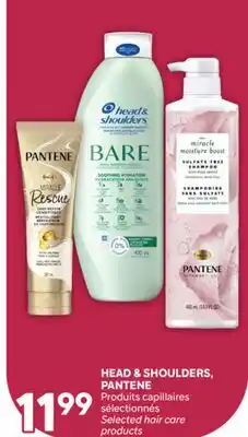 Brunet HEAD & SHOULDERS, PANTENE produits capillaires sélectionnés offer