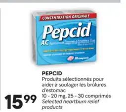 Brunet PEPCID Produits sélectionnés pour aider à soulager les brûlures d'estomac offer