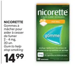 Brunet NICORETTE Gommes à mâcher pour aider à cesser de fumer 2-4mg offer