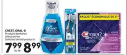 Brunet CREST, ORAL-B Produits dentaires sélectionnés offer