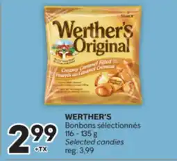 Brunet WERTHER'S Bonbons sélectionnés offer