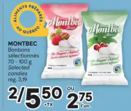 Brunet MONTBEC Bonbons sélectionnés offer