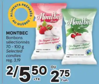 Brunet MONTBEC Bonbons sélectionnés offer