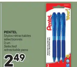 Brunet PENTEL Stylos rétractables sélectionnés offer