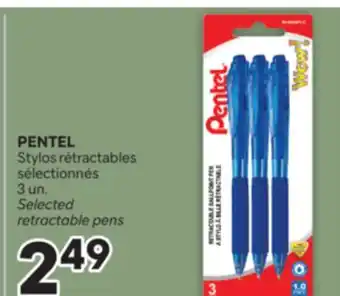 Brunet PENTEL Stylos rétractables sélectionnés offer