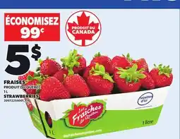 Provigo STRAWBERRIES, 1 L offer