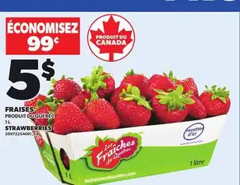 Provigo STRAWBERRIES, 1 L offer