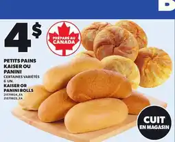 Provigo KAISER OR PANINI ROLLS, 6 UN offer