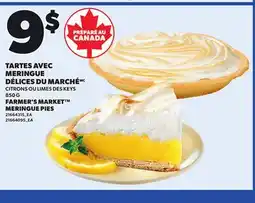 Provigo FARMER'S MARKET MERINGUE PIES, 850 G offer