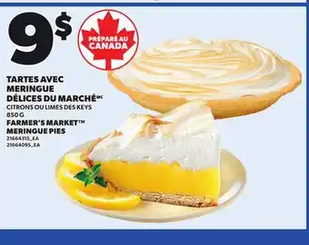 Provigo FARMER'S MARKET MERINGUE PIES, 850 G offer