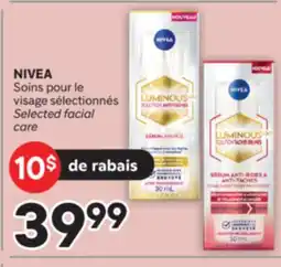 Brunet NIVEA Soins pour le visage sélectionnés offer
