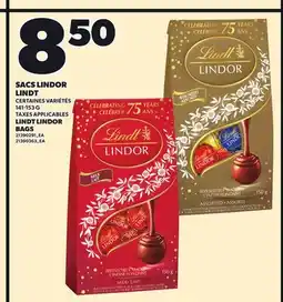 Provigo LINDT LINDOR BAGS, 141-153 G offer