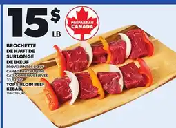 Provigo TOP SIRLOIN BEEF KEBAB offer