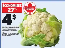 Provigo LARGE CAULIFLOWER offer