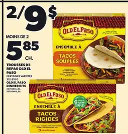 Provigo OLD EL PASO DINNER KITS, 312-510 G offer