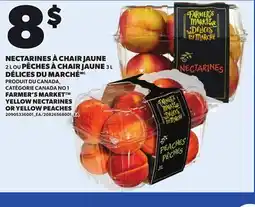 Provigo FARMER'S MARKET YELLOW NECTARINES, 2 L OR YELLOW PEACHES, 2 L offer